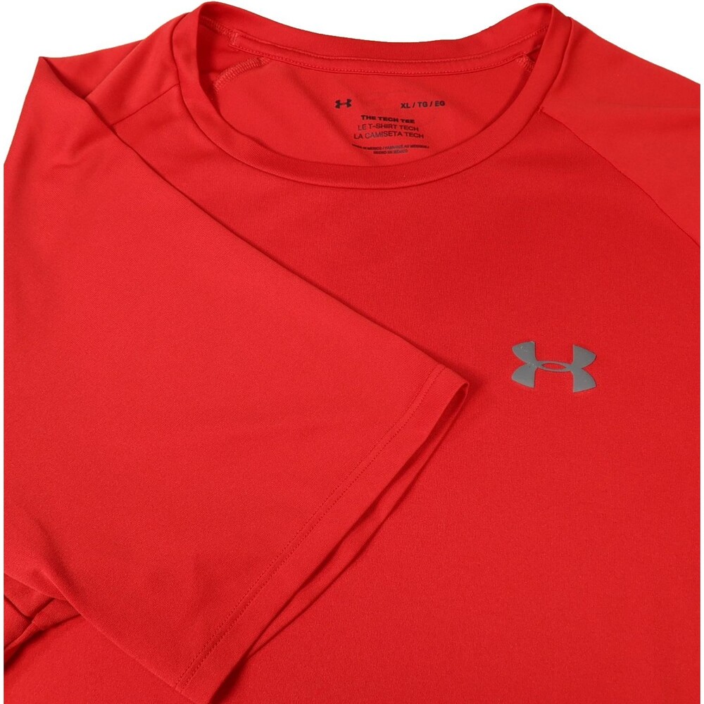 Under Armour Men's Size X-Large Tech Tee Short Sleeve T-Shirt Red